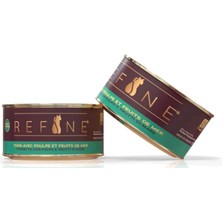 Prime Refine Kedi Konservesi Ahtapot ve Deniz Ürünleri ile Ton Balığı 80 gr Home Cookıng