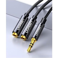Prime 3.5mm 2'li Aux Kulaklık Çoklayıcı, Siyah