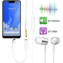 Prime USB C - 3,5 mm Kulaklık Jakı, iPad Pro 2018/2019/2020 MacBook Pro Için, Tip C - Aux Kulaklık Dongle 4xl/3/3 Xl/2/2 Xl, Htc Moto Vb. ile Uyumludur.