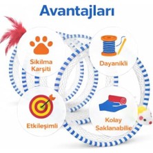 Prime Kedi Tüneli Oyuncak Spiral – Interaktif Kedi Oyuncağı – Fareli ve Tüylü Tasarım – Katlanabilir Kedi Tüneli – Kediler Için Oyun ve Enerji Atma Oyuncağı – Dayanıklı Tasarım