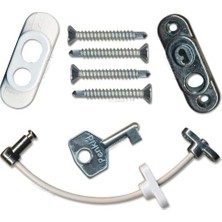 Prime Kablolu Pvc Pencere Kilidi, 5'li Set