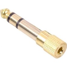 Prime 5844 6.3 mm Erkek To 3.5 mm Dişi Çevirici Dönüştürücü Adaptörü