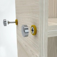 Prime Dekoratif Vida Kapağı Sarı 15MM - 10 Adet