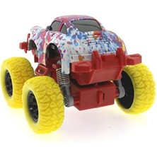 Prime Brands Die Cast Batik Desenli Sarı Teker Araba