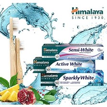 Prime Himalaya Since 1930 Işıltılı Beyazlık Bitkisel Beyazlatıcı Diş Macunu, Florürsüz, Parabensiz, Bitkisel Enzim, 75 ml (3 Paketi)