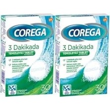 Prime Corega Cleanser Bio Protez Temizleme Tableti 30'lu x 2 Adet