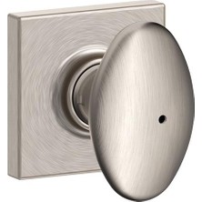 Prime F40 Sıe 619 Col Collins Siena Yatak ve Banyo Tokmağı (Nikel) F10 Sie 619 Col