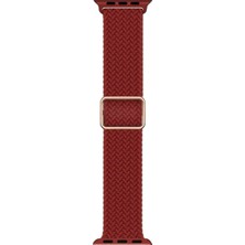 Prime Series 9 45MM Için Kordon Knitted Fabric Loop Kırmızı [ Series 9 45MM ile Uyumlu Kordon - Kırmızı]