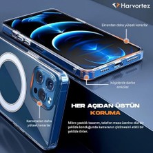 Prime 14 Pro ile Uyumlu Şeffaf Güçlü Manyetik Kılıf, Ultra Berrak, Pc Çevre Dostu Malzeme, Logo Görünür Kapak, Tam Uyumlu, Köşe Darbe Emici Yastıklı Premium (Şeffaf)