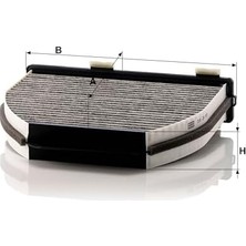 Prime Mann-Fılter Cuk 29 005 Karbonlu Kabin Filtresi (-Benz)
