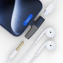 Prime 30W Hızlı Şarj Type-C To 3.5 mm Kulaklık Dönüştürücü Çevirici Şarj Kulaklık Adaptörü Type-C To 3.5mm