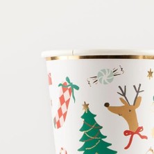 Prime - Jolly Christmas Cups - Yeni Yıl Bardaklar (8'li)