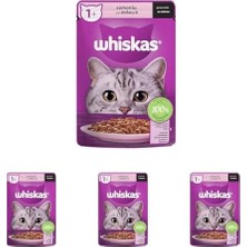 Prime Whiskas Somonlu Poşet Yaş Mama 85 G Tekli Paket (4 Paketi)