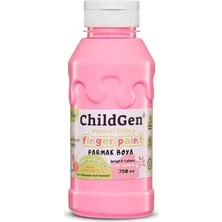 Prime Süper Yıkanabilir Parmak Boya 350ML - Pembe