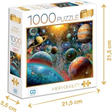 Prime Gezegenler 1000 Parça 2,2mm Kalınlık 48X68CM Profesyonel Hobi Puzzle Yapboz Serisi