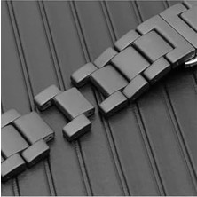Prime -??huawei ile Uyumlu Gt Gt2 GT2E Gt3 Gt4 Pro 46MM Kordon Mat Seramik Metal Kordon Siyah