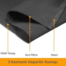 Prime Hoparlör Kumaşı Airfile Örgülü Toz Engelleyici Kızılötesi Sinyalleri Engellemez 3D Akustik (100X150)