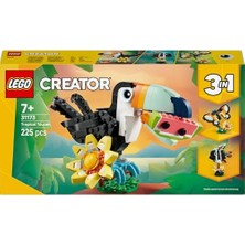 Prime Creator 3'ü 1 Arada Vahşi Hayvanlar: Kuşu 31173-7 Yaş ve Üzeri Doğa ve Hayvan Tutkunu Çocuklar Için Kelebek ve Balık Olarak Inşa Edilebilen Yaratıcı Oyuncak Yapım Seti (225 Pr)