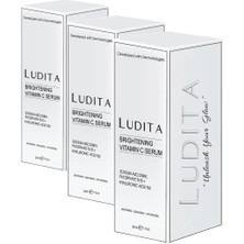 Prime Aydınlatıcı, Renk Tonu Eşitleyici C Vitamini Serumu (Vitamin C 10% + Hyaluronic Acid 2%) (3 Paketi)