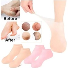 Prime Silikon Ayak Bakım Çorabı, Nemlendirici Jel Destekli, Çatlak Önleyici, Ölü Deri Atıcı, Ayak Bakımı Için Ideal, Yumuşak ve Rahat Tasarım, Tekrar Kullanılabilir,