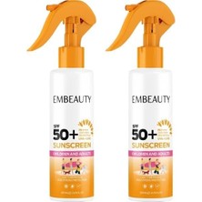 Prime Çocuk ve Yetişkinler Için Güneş Koruyucu Krem SPF50+ 200 ml (2 Paketi)