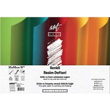 Prime Artwork Renkli Resim Defteri 160 gr / 180 Gr, 35 x 50, 12/3 Yaprak