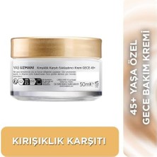 Prime Yaş Uzmanı 45+ Kırışıklık Karşıtı Sıkılaştırıcı Gece Kremi