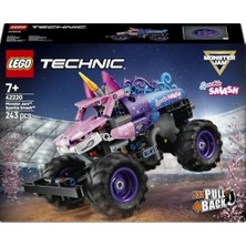 Prime Jam Sparkle Smash Çek–bırak 42220 – 7 Yaş ve Üzeri Çocuklar Için Işıltılı Yıldızlar ve At Boynuzu Gibi Detaylar Içeren Canavar Kamyon Oyuncak Yapım Seti, Hediye Fikri (243 Parça)