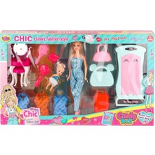 Motto Ticaret Mey Ithalat® 02259 Cindy Doll Dolaplı Bebek Oyun Seti -Oyuncak