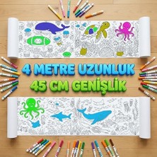 Prime Dev Rulo Boyama Kağıdı Okyanus Macerası 4 Metre 45CM Genişlik