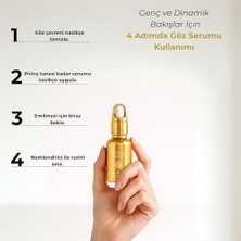 Prime Glone Yaşlanma Karşıtı Göz Serumu, 30ML | Koyu Halka, Torbalanma ve Kırışıklık Karşıtı | Peptit & Somon Dna'lı Aydınlatıcı Göz Bakımı