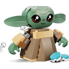 Prime : The Mandalorian ’nun Yuvası 75443-4 Yaş ve Üzeri Çocuklar Için Ayarlanabilir Figürü ve Sorgan Kurbağası Içeren Yaratıcı Oyuncak Yapım Seti, Hediye Fikri (107 Parça)