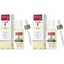 Prime Dermoten E Vitamini Nemlendirici Cilt Bakım Serumu 30 ml (2 Paketi)