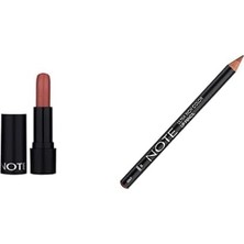 Prime Deep Kremsi Yarı Parlak Ruj 02 Optimistic Rose & Ultra Rich Dudak Kalemi 01 Sandy