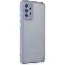 Galaxy A72 Kılıf Montreal Silikon Kapak - Gri