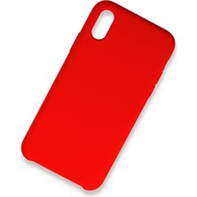 iPhone Xs Max Kılıf Lansman Legant Silikon - Kırmızı