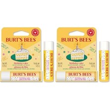 Prime Burt's Bees Birthday Cake Dudak Kremi Blister Ambalaj - Birthday Cake Lip Balm 4.25GR (2 Paketi)