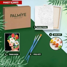 Prime Sayılarla Boyama Tuval Seti Fırça Boya Dahil (Çıtalı) 40X50 cm - Ilk Buluşma