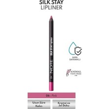 Prime Cosmetics Silk Lipliner Suya Dayanıklı Ipeksi Dudak Kalemi - 06 Pink (3 Paketi)