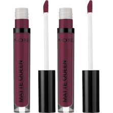 Prime Lipstick 18 Lead The Kalıcı Likit Ruj, Mor 2li Paket