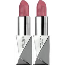 Prime Alix Avien Uzun Süre Kalıcı Nemlendirici Pürüzsüz Etkili Yarı Mat Ruj Satin Lipstick 810 Antique Pink (2 Paketi)