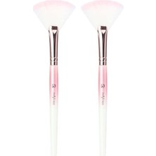 Prime Devobis Fan Brush - Makyaj Fırçası 2li Paket