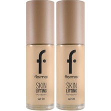 Prime Skin Lifting Sıkılaştırıcı Bakım Yapan Kremsi Dokulu Spf 30 Fondöten 100 Sand (2 Paketi)