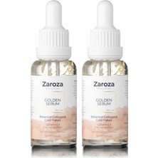 Prime Zaroza Yaşlanma Karşıtı Collagen & Niacinamide & 24K Altın Yapraklı Serum 30 ml (2 Paketi)