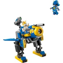 Prime Sonic The Hedgehog Cyclone, Metal Sonic’e Karşı 77002-8 Yaş ve Üzeri Çocuklar Için Koleksiyonluk Yaratıcı Oyuncak Yapım Seti, Doğum Günü Hediyesi (290 Parça)