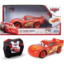 Prime Dickie, 203084028, Rc Arabalar Şimşek Mcqueen Turbo Yarışçısı, 17 Cm, Uzaktan Kumandalı Oyuncak Araba, USB Üzerinden Şarj, Lisanslı, Rc Lightning Mcqueen Turbo Racer