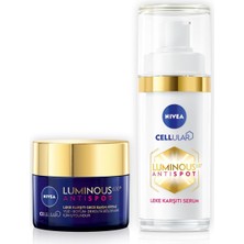 Prime LUMINOUS630 Leke Karsiti Serum 30ML + LUMINOUS630 Leke Karsiti Gece Yüz Kremi 50ML
