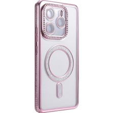 Redmi Note 14 4g Joke Simli Magneticsafe Kılıf - Pembe