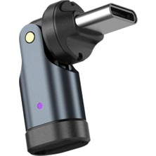0960 USB Type-C Otg Çevirici Adaptör 540° Döner PD240W 5A Şarj Veri Dönüştürücü 360 Derece Dönebilen Gövde ve 180 Derece Bükülebilen Başlık ile Kablo Kırılmalarına Son