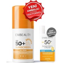 Prime Tüm Cilt Tipleri Için Yüksek Korumalı Güneş Kremi SPF50+ 50 ml (3 Paketi)